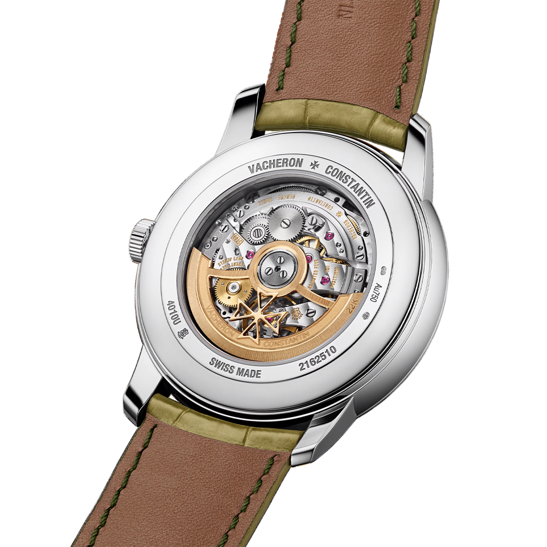 Orologio in oro bianco Patrimony Fasi Lunari Data Retrograda Vacheron constantin