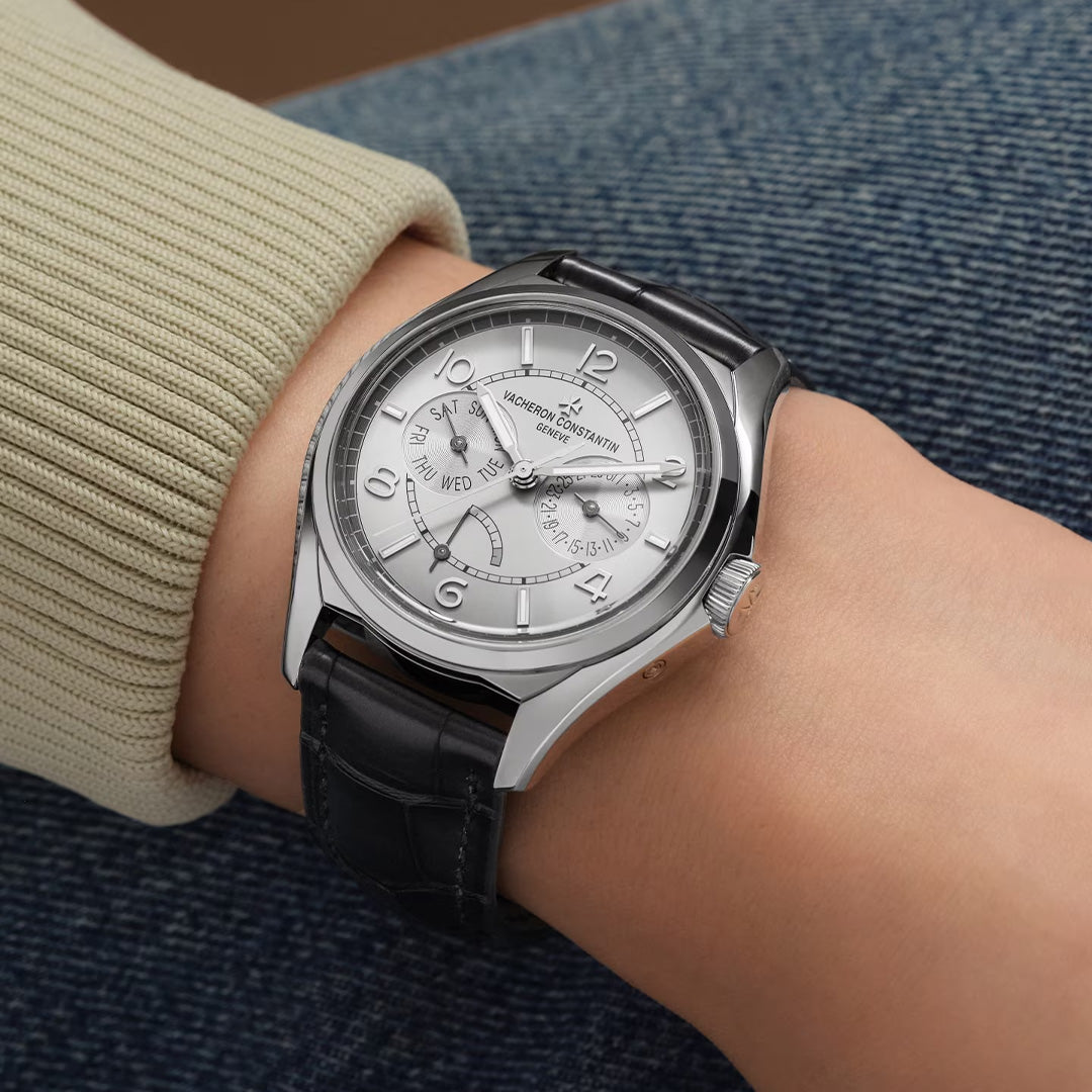 Orologio in acciaio Fiftysix Day-Date Vacheron constantin