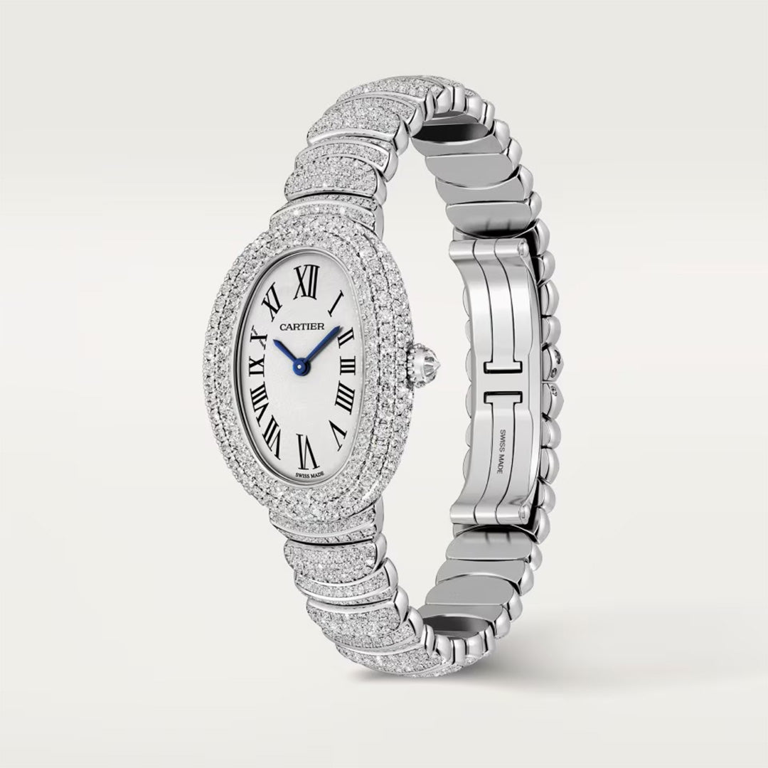 Orologio in oro bianco Baignoire de Cartier Cartier