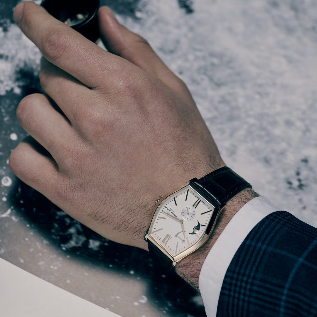 Watch in rose gold Malte Moon Phase Vacheron constantin