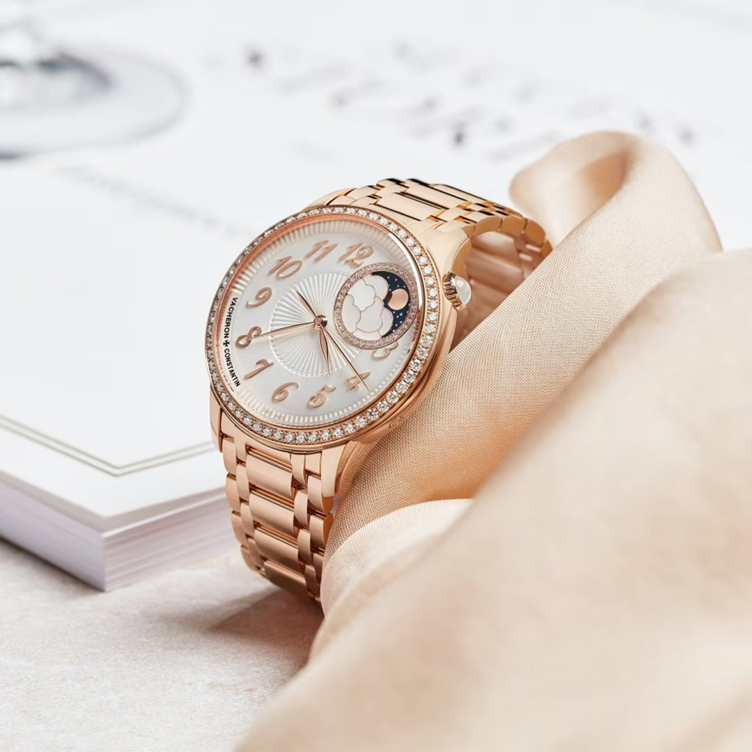 Orologio in oro rosa Égérie Fasi Lunari Vacheron constantin