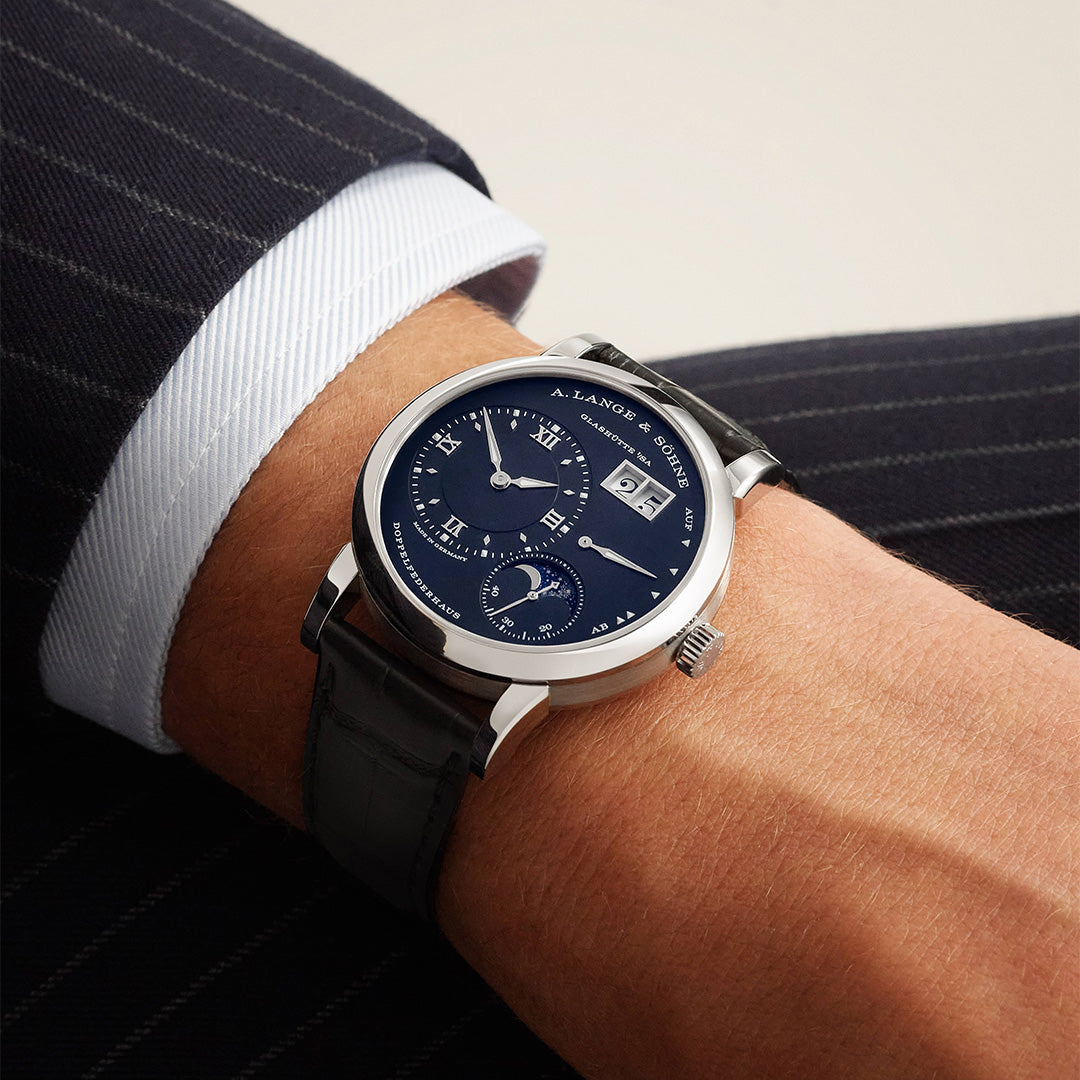 Orologio in oro bianco Lange 1 - Moon Phase A lange sohne