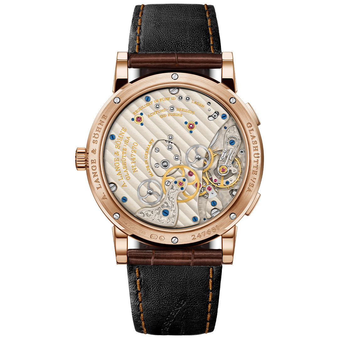 Orologio in oro rosa Lange 1 - Time Zone A lange sohne