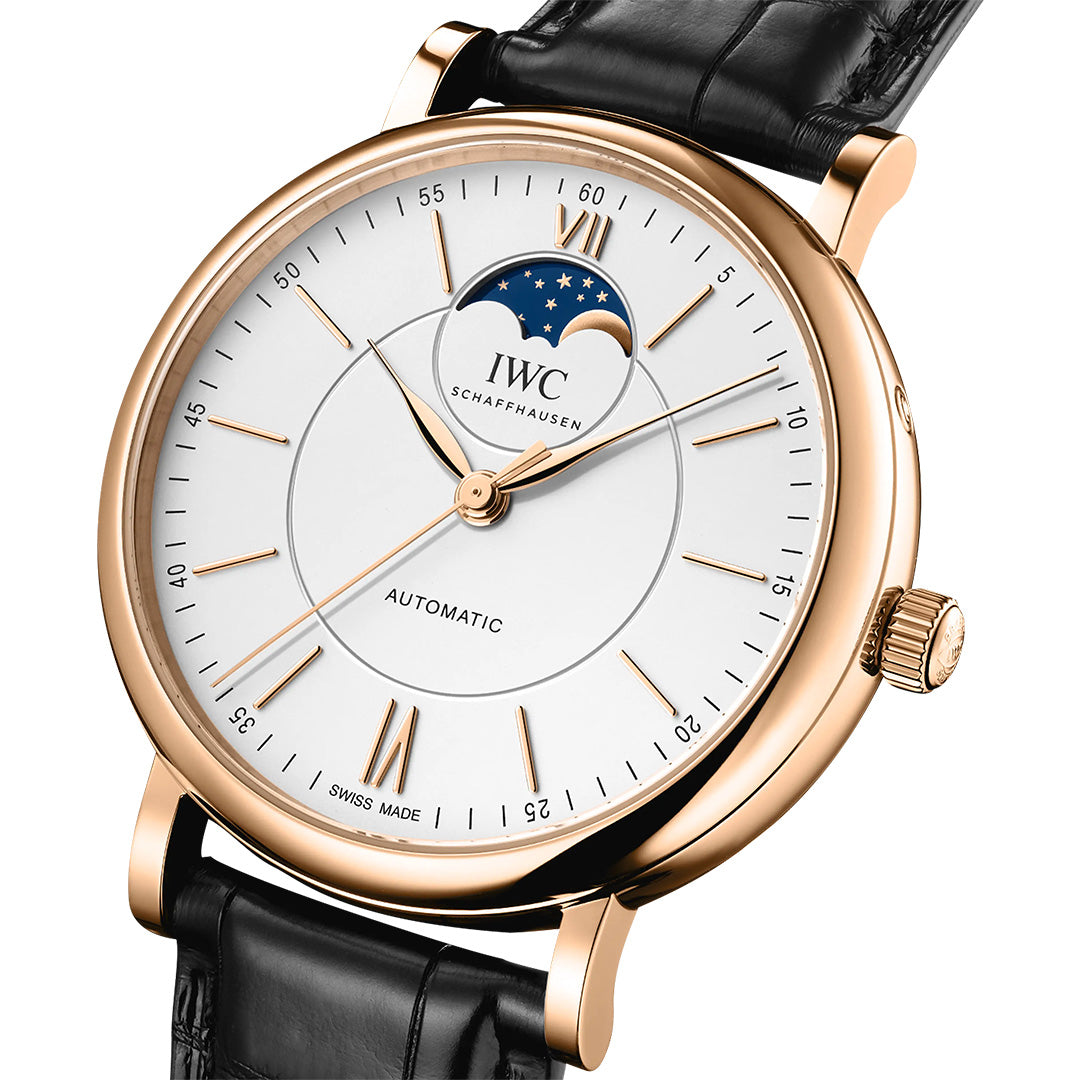 Watch in rose gold Portofino Automatic Moon Phase Iwc