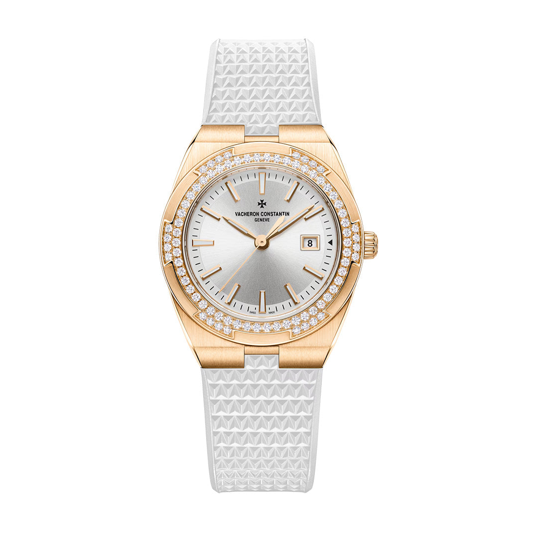 Orologio in oro rosa Overseas Quarzo Vacheron constantin