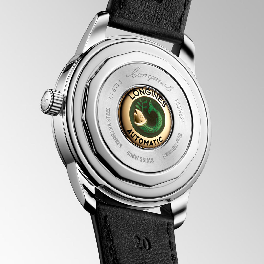 Watch in steel Conquest Heritage Longines