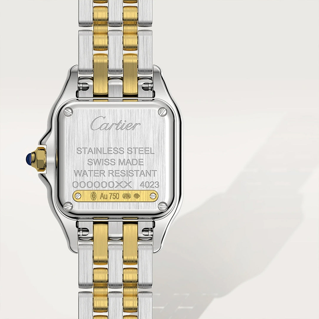 Orologio in acciaio e oro giallo Panthère de Cartier Cartier