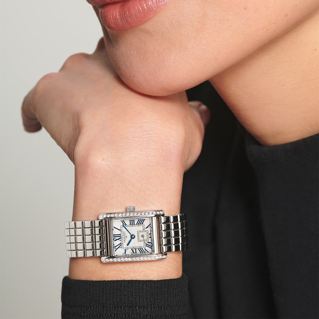Watch in steel Mini DolceVita Longines