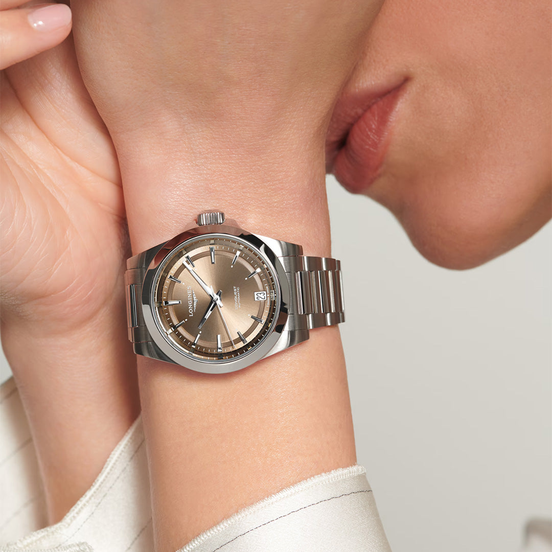 Orologio in acciaio Conquest Longines