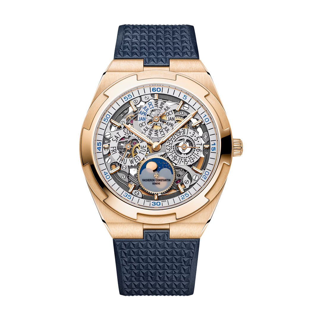 Watch in rose gold Overseas Perpetual Calendar Ultra-Thin Skeleton Vacheron constantin