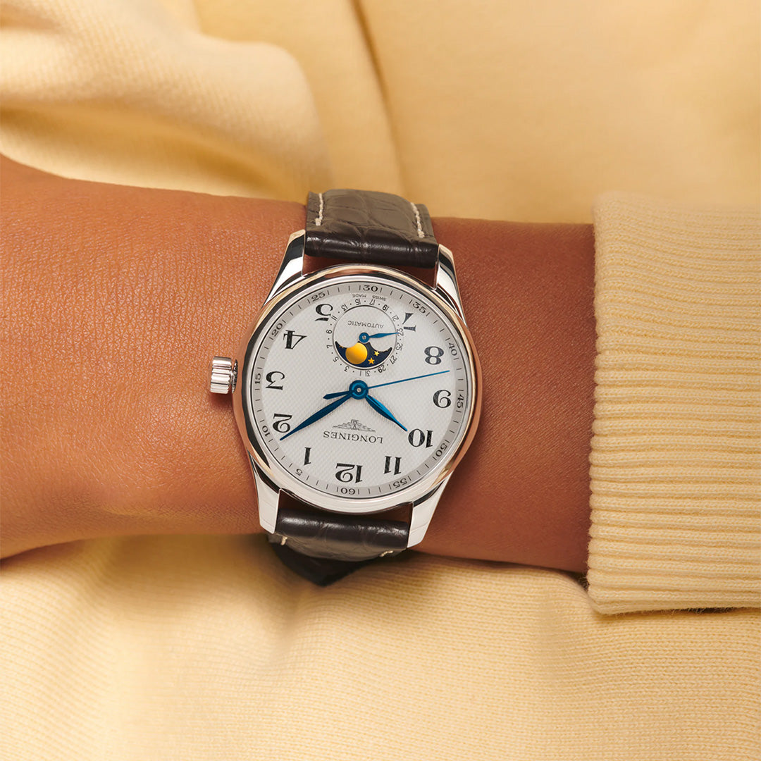 Watch in steel Master Collection Moonphase Longines