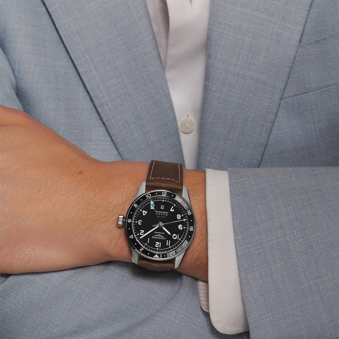 Watch in steel Spirit Zulu Time Longines