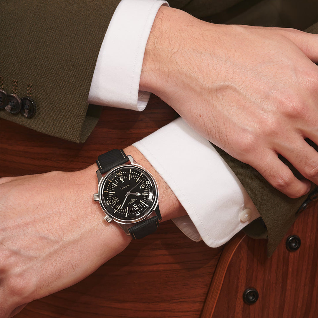 Watch in steel Legend Diver Longines