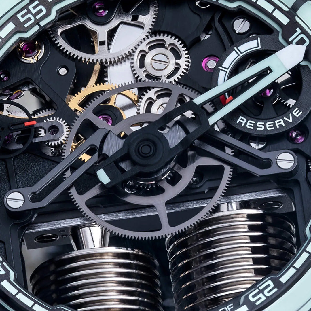 Orologio in carbonio Hastroid White Neon Hyt