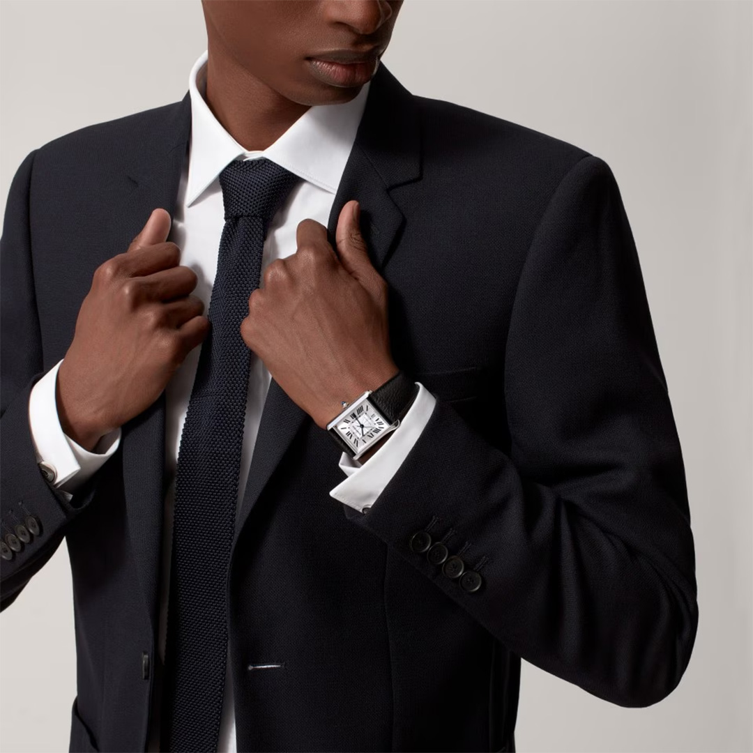 Watch in steel Tank Must Cartier