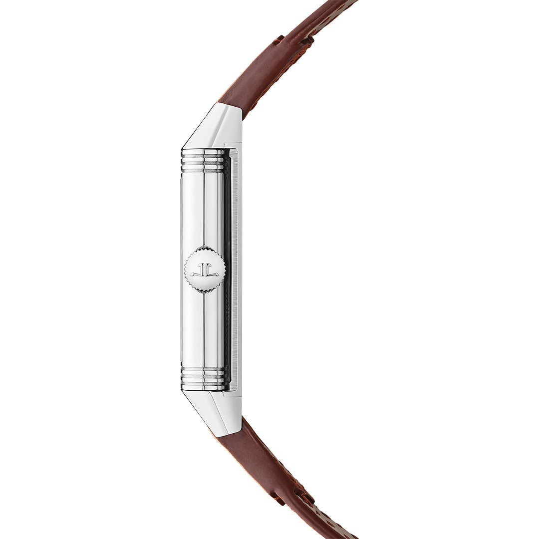 Watch in steel Reverso Tribute Monoface Jaeger-lecoultre