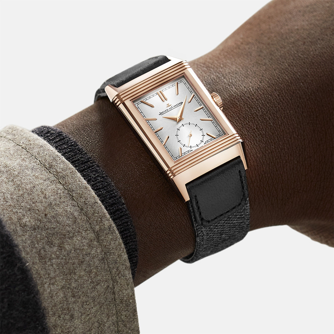 Watch in rose gold Reverso Tribute Monoface Small Seconds  Jaeger-lecoultre
