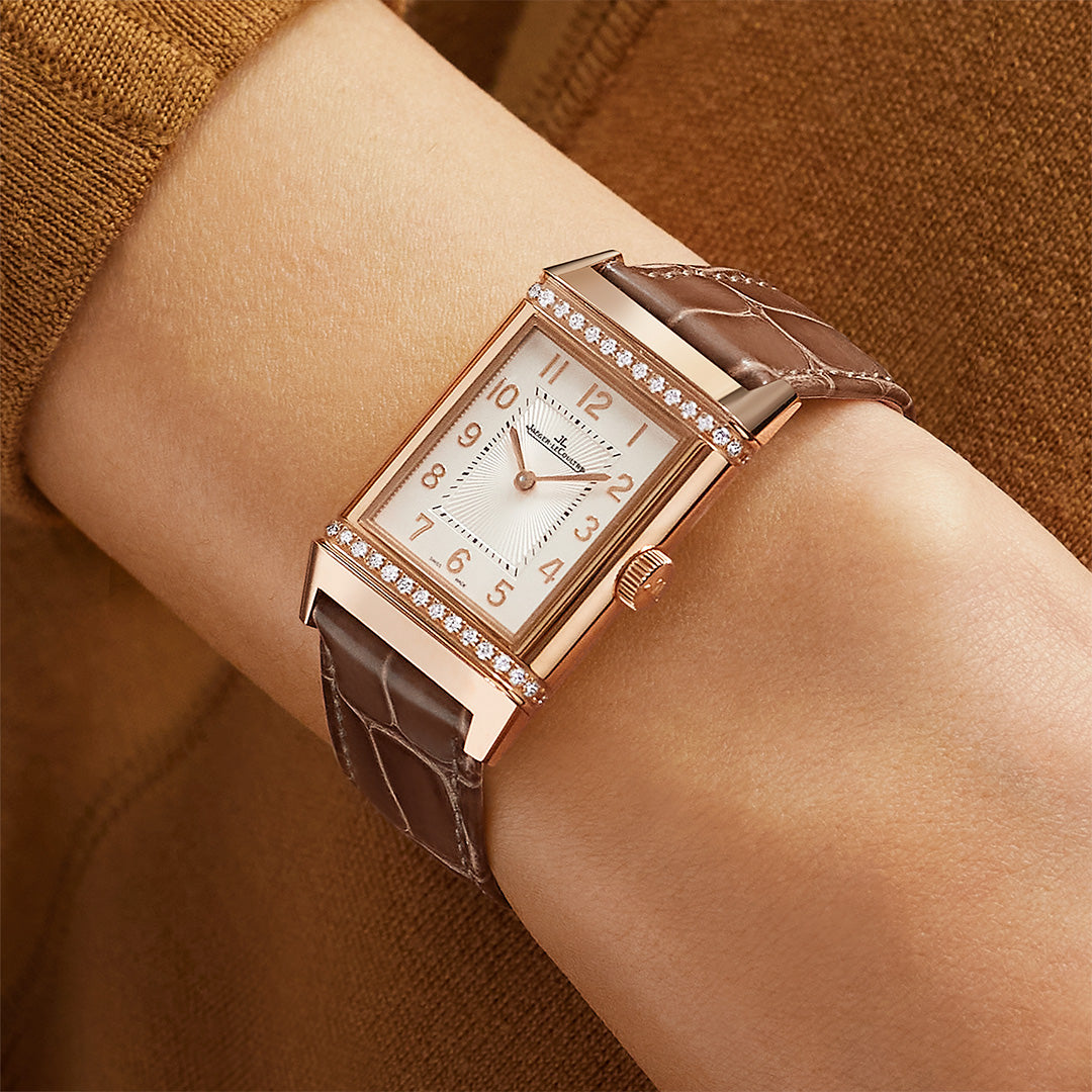 Orologio in oro rosa Reverso Classic Duetto Jaeger-lecoultre