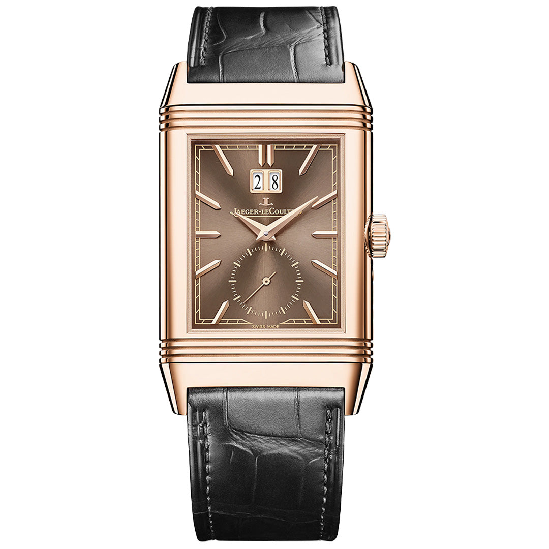 Orologio in oro rosa Reverso Tribute Geographic Jaeger-lecoultre