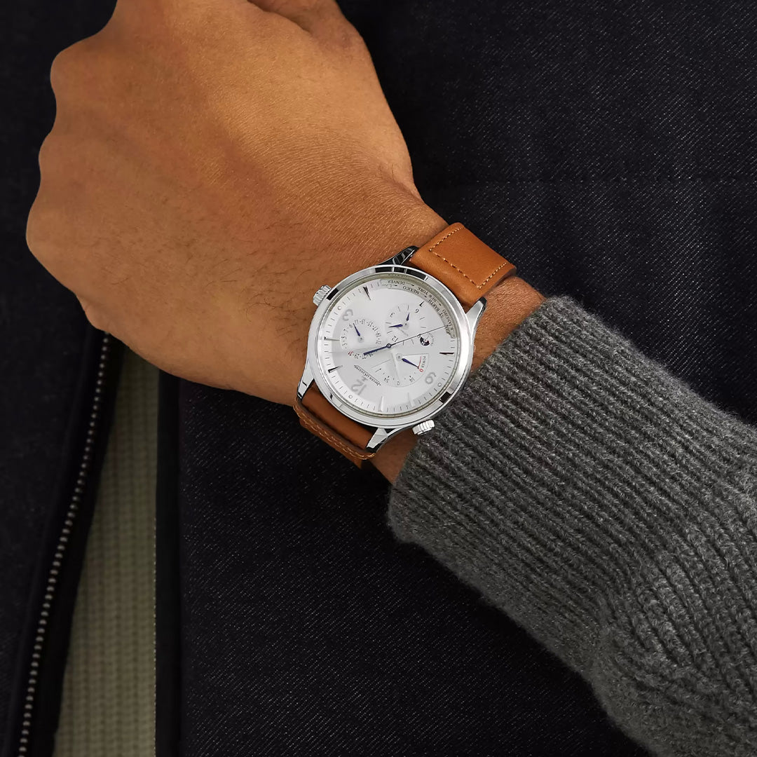 Watch in steel Master Control Geographic Jaeger-lecoultre