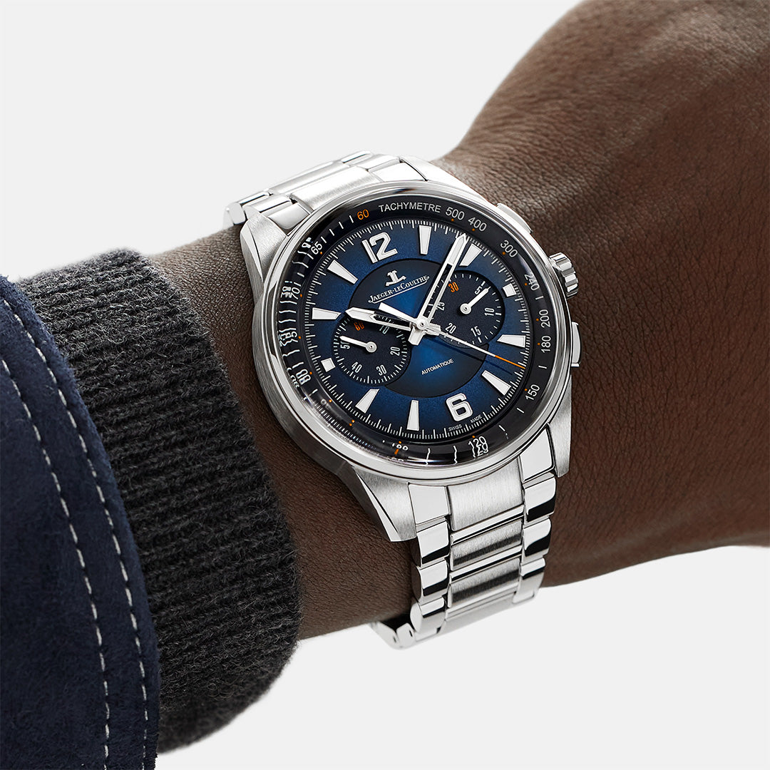Watch in steel Polaris Chrono  Jaeger-lecoultre