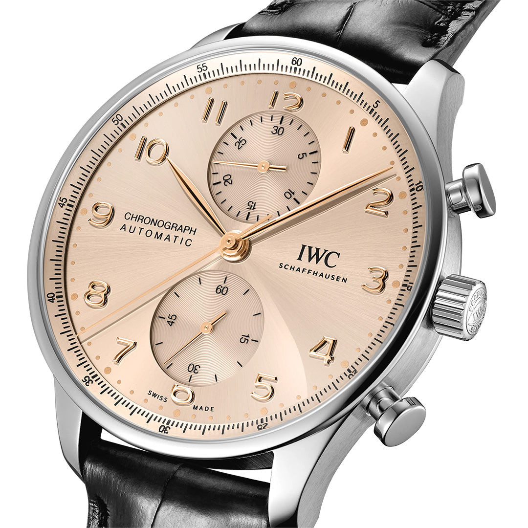 Orologio in acciaio Portugieser Chronograph Iwc