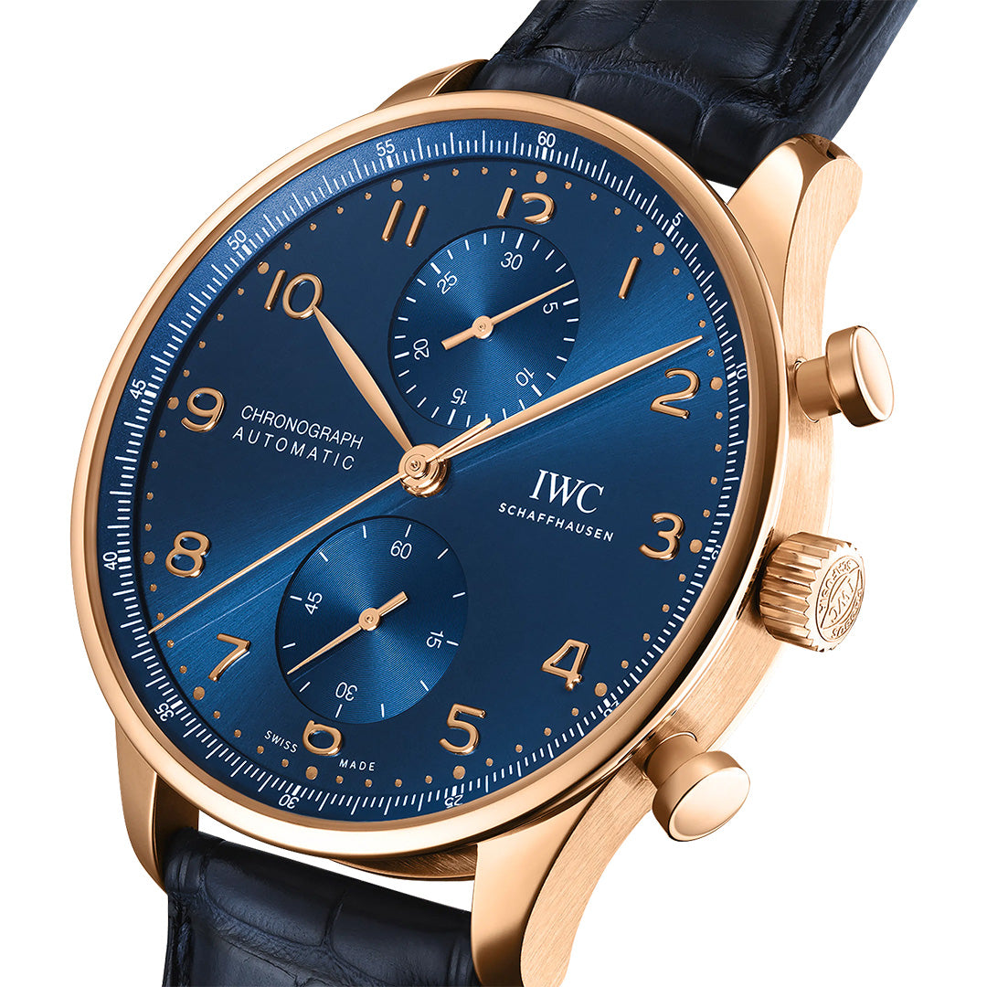 Orologio in oro rosa Portugieser Chronograph Iwc