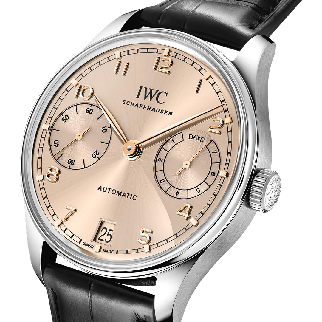 Watch in steel Portugieser Automatic 42 Iwc