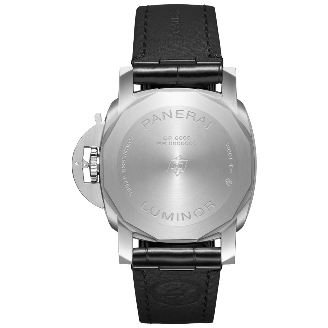 Watch in steel Luminor Quaranta Panerai