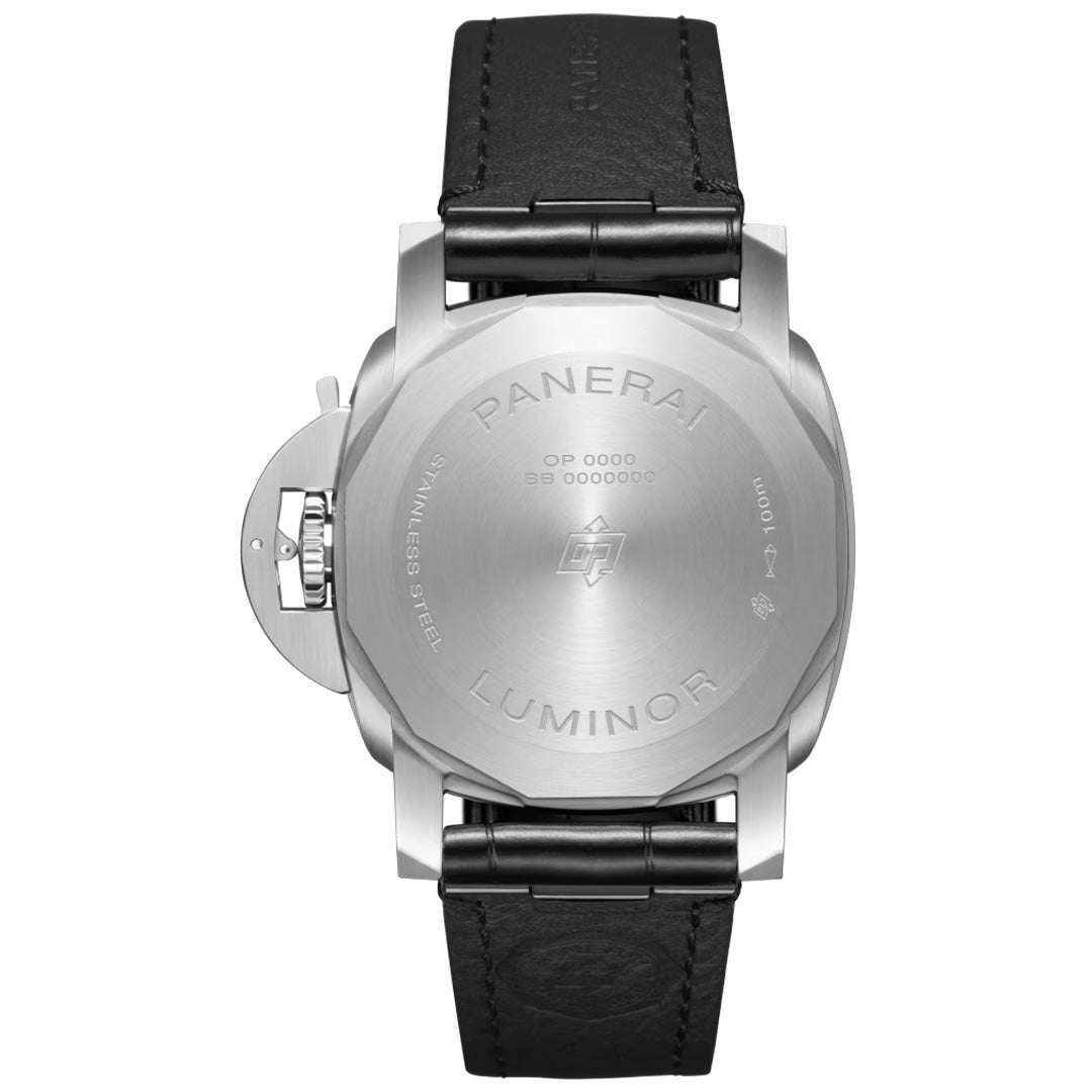 Watch in steel Luminor Quaranta Panerai