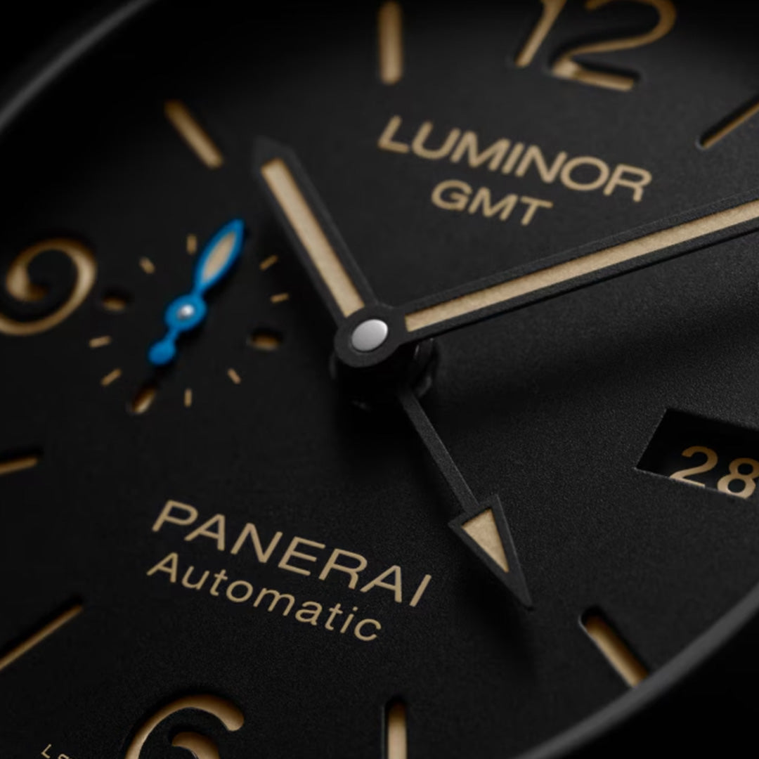 Watch in black ceramic Luminor GMT  Panerai