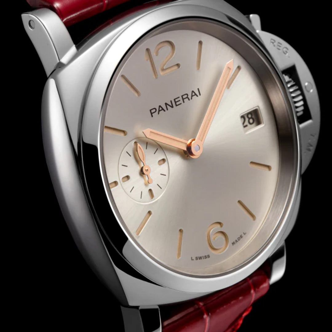 Watch in steel Luminor Due Panerai
