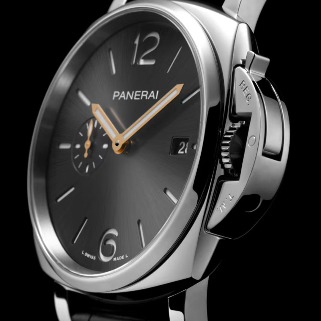 Watch in steel Luminor Due Panerai