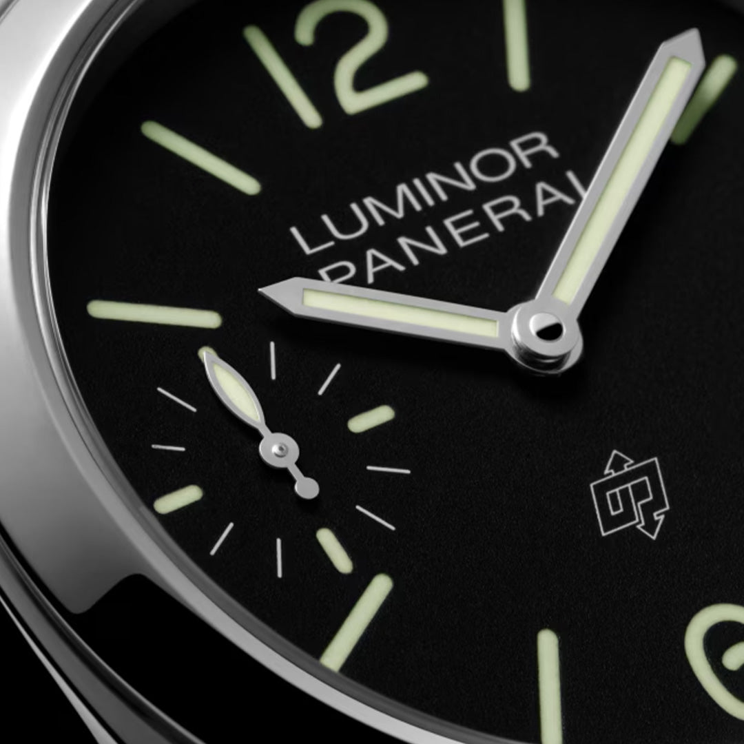 Orologio in acciaio Luminor Logo Panerai