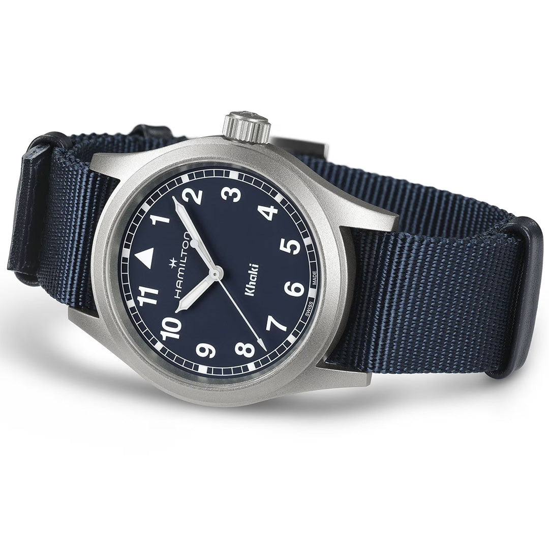 Watch in steel Khaki Field Quartz Hamilton