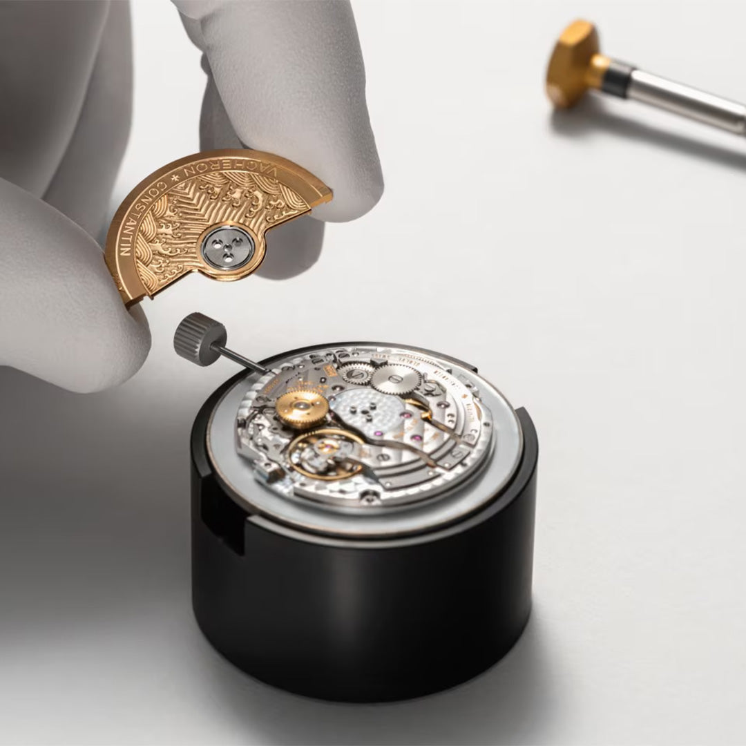 Watch in oro rosa Métiers d'Art Tribute to traditional symbols - Eternal flow Vacheron constantin