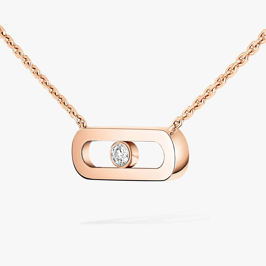 Gioiello in oro rosa Move Uno Necklace Messika