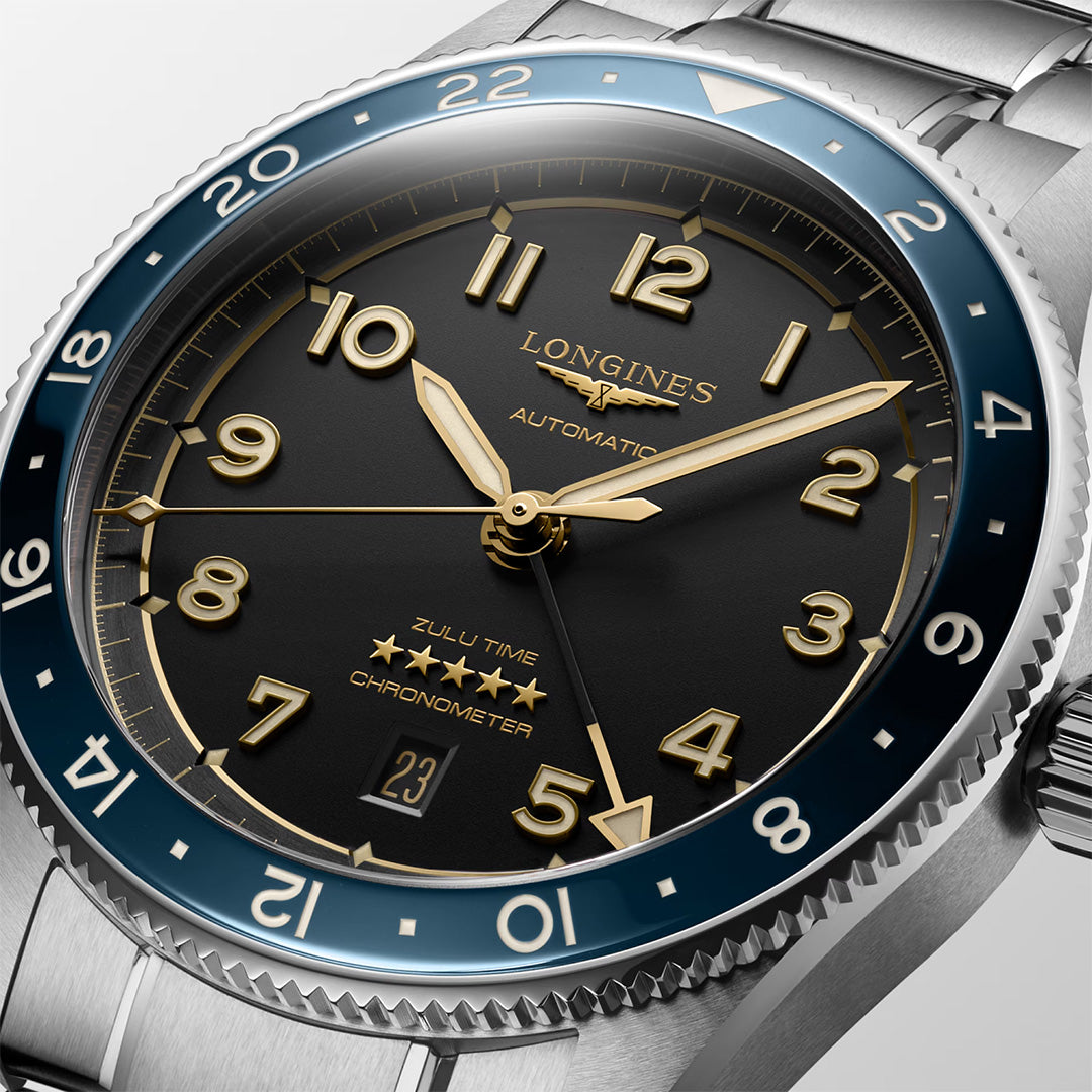 Orologio in acciaio Spirit Zulu Time Longines