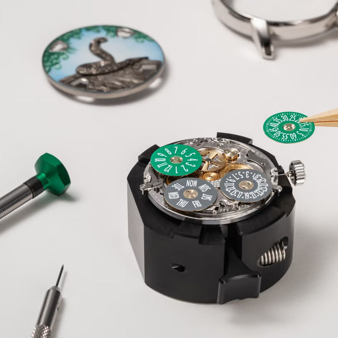 Orologio in platino Métiers d'Art - La leggenda dello zodiaco cinese - anno del serpente Vacheron constantin