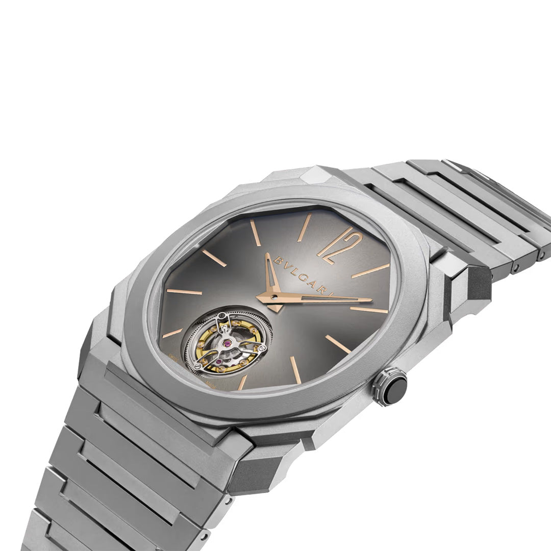 Orologio in platino Octo Finissimo Bulgari