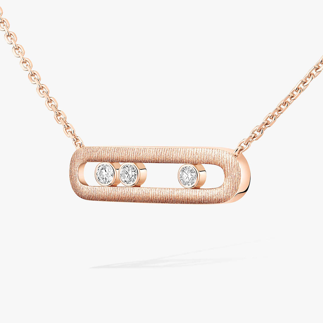Gioiello in oro rosa Collana Move Classique Ciselé Messika