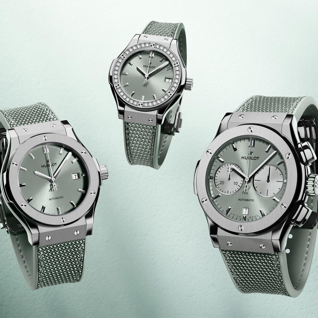 Orologio in titanio Classic Fusion Chronograph Titanium Sage Green Hublot