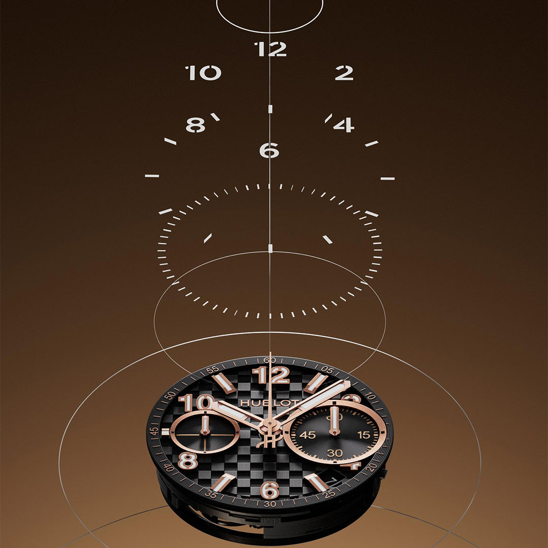 Orologio in ceramica e oro rosa Big Bang Original Unico King Gold Ceramic Hublot