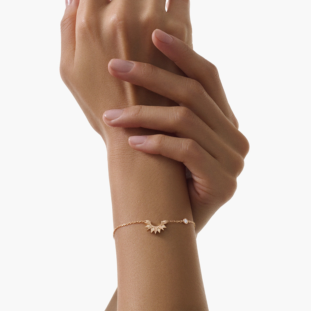 Gioiello in oro rosa Bracciale Sunlight Piaget