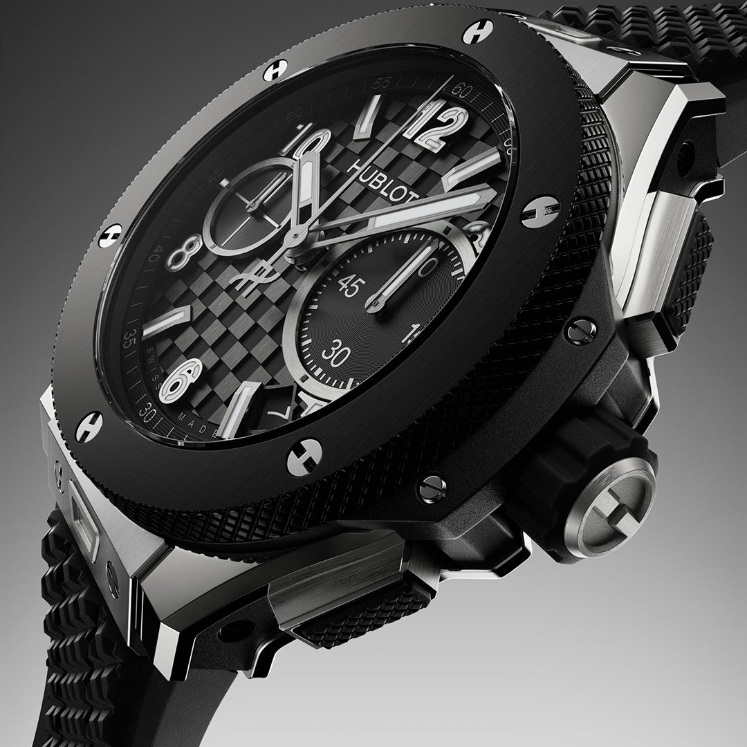 Watch in titanium Big Bang Original Unico Titanium Ceramic Hublot