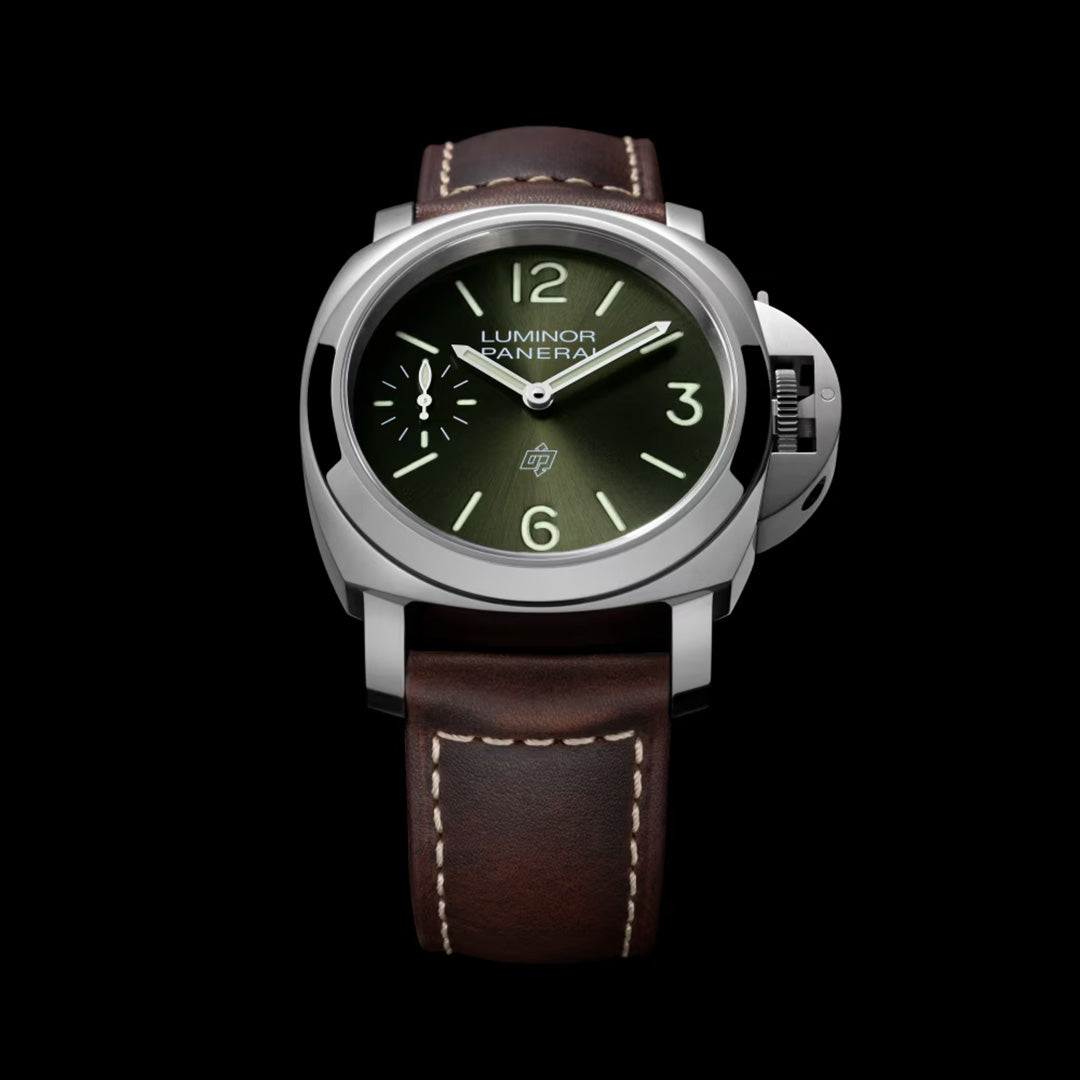 Orologio in acciaio Luminor Logo Panerai