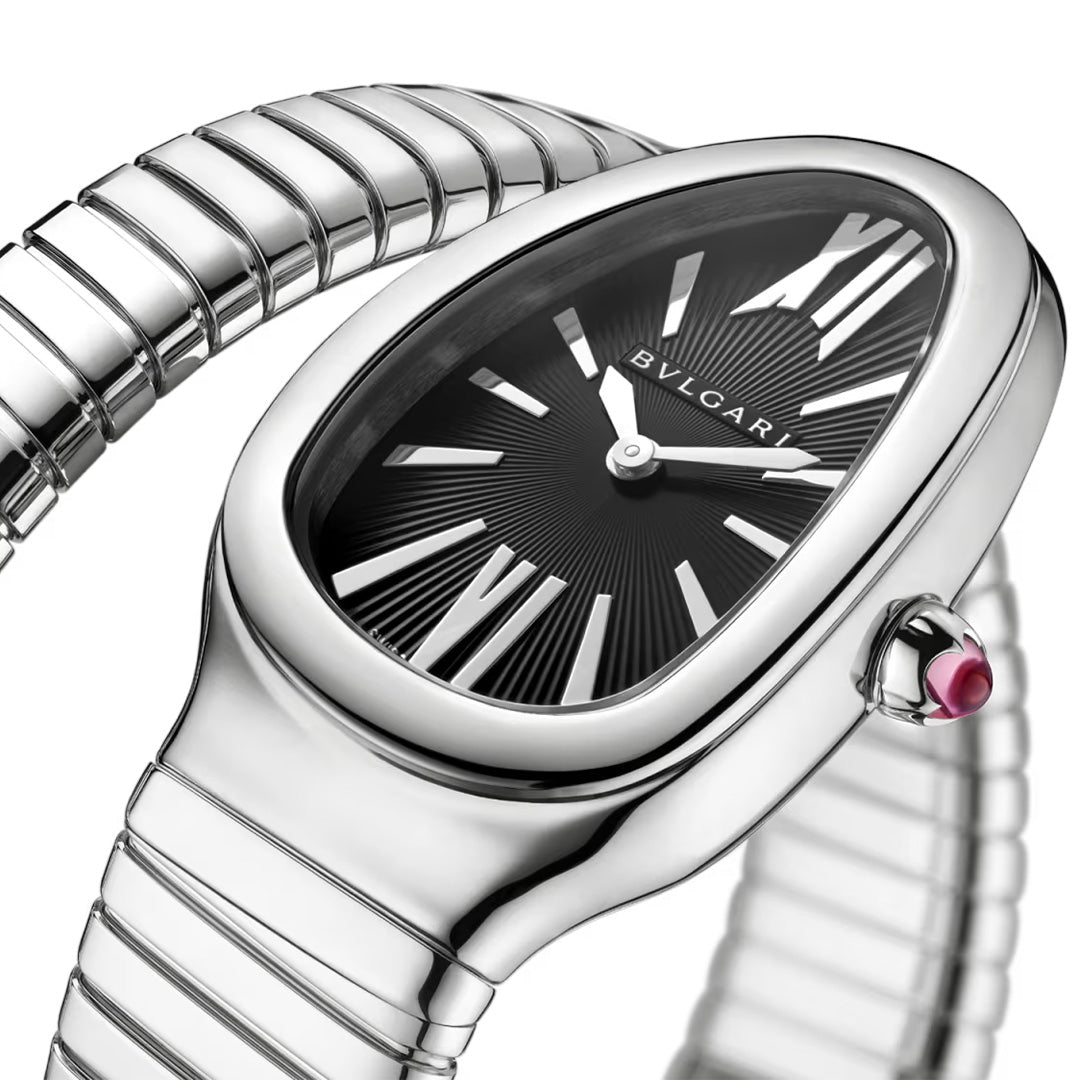 Orologio in acciaio Serpenti Tubogas Bulgari