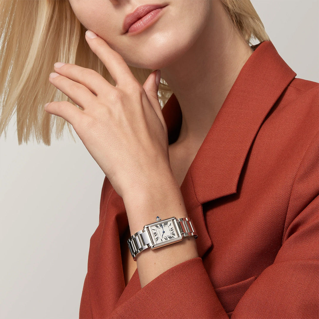 Watch in steel Tank Must SolarBeat™ Cartier
