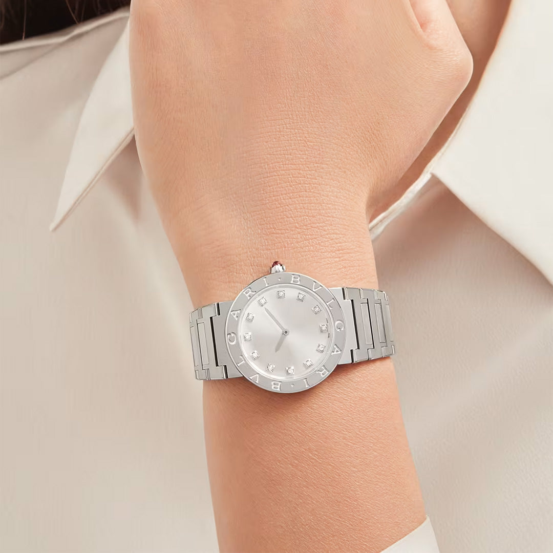 Orologio in acciaio Bvlgari Bulgari