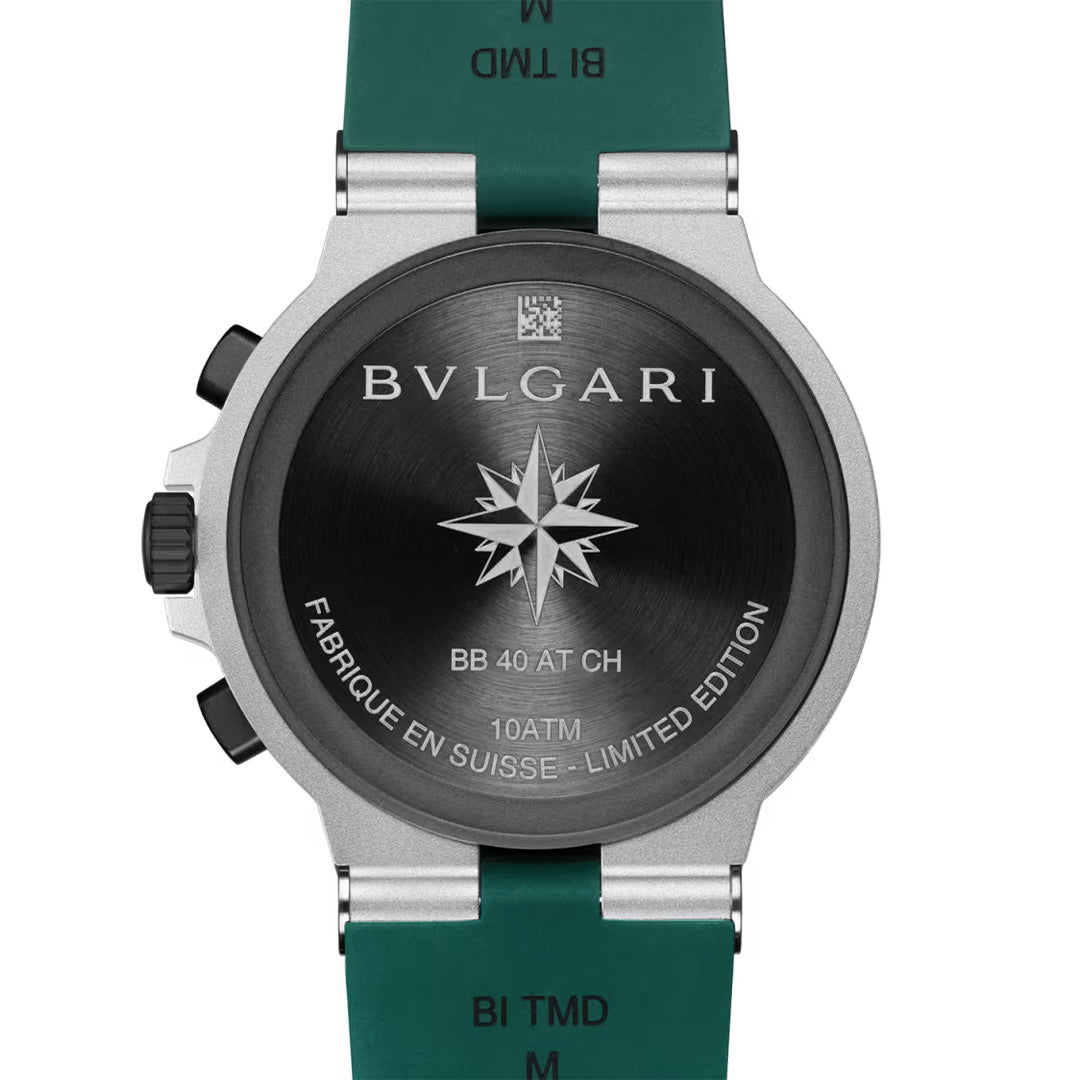 Watch in aluminum and titanium Bvlgari Aluminium Smeraldo Bulgari